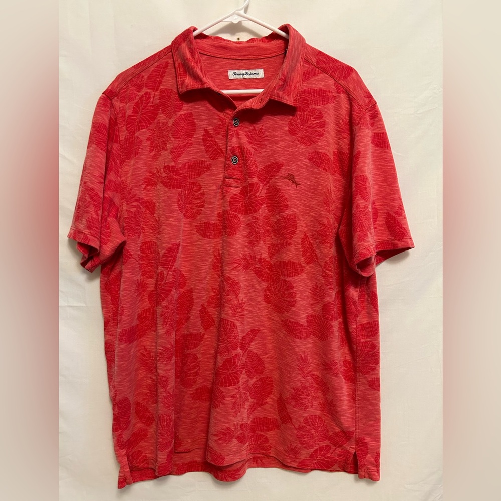 Tommy Bahama Crimson Leaf Polo